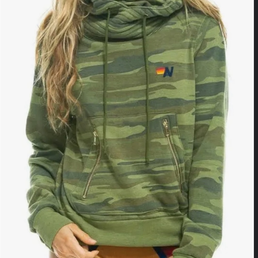 Aviator Nation Ninja Camo Pullover Hoodie